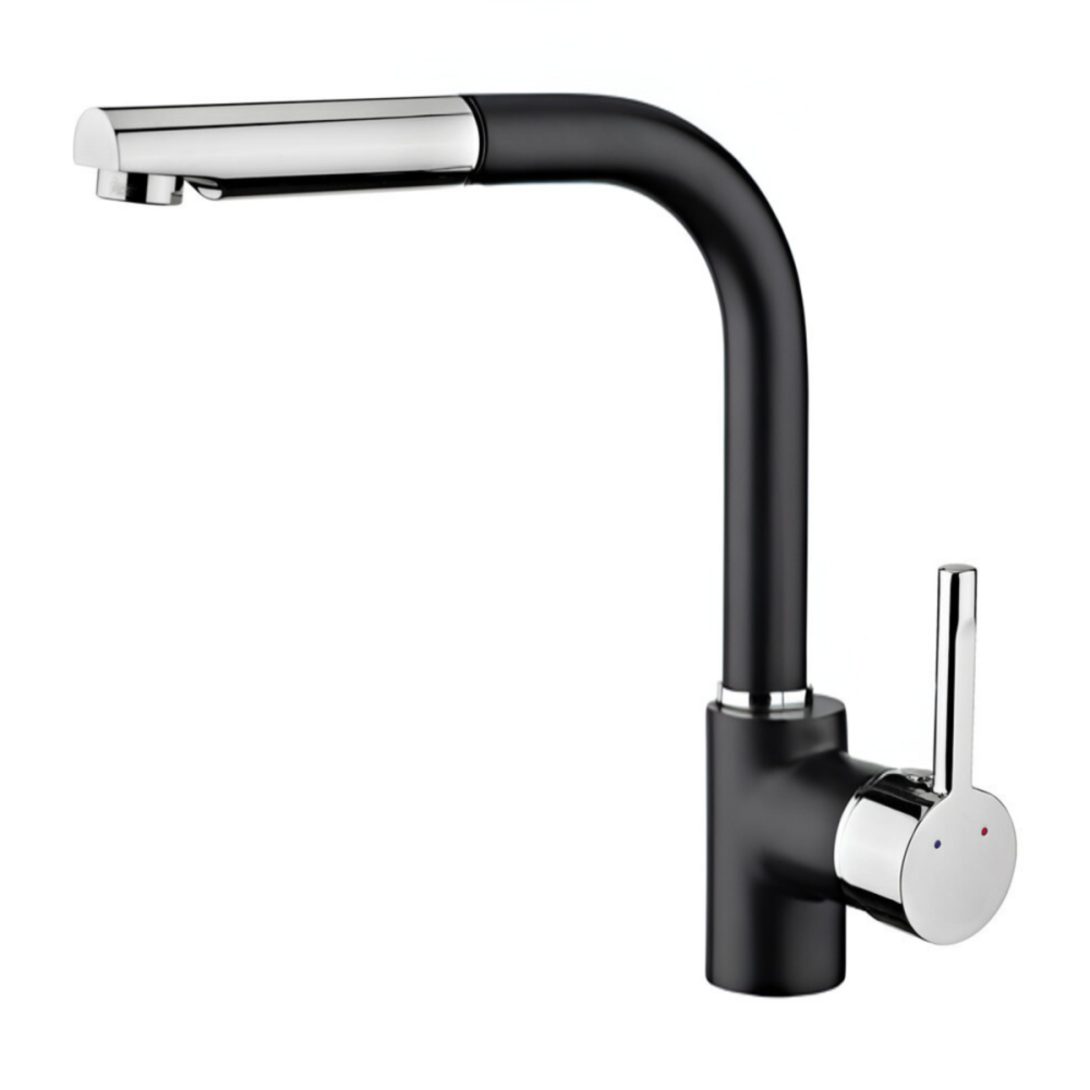 Кухонний змішувач з висувною лійкою VALESO Q411MB Коломыя - изображение 2