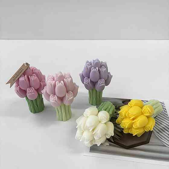 Силиконовая форма для изготовления свечи, молд для изделий из соевого,пчелиного воска и парафина 75 х 70 х 107 мм Кам'янець-Подільський