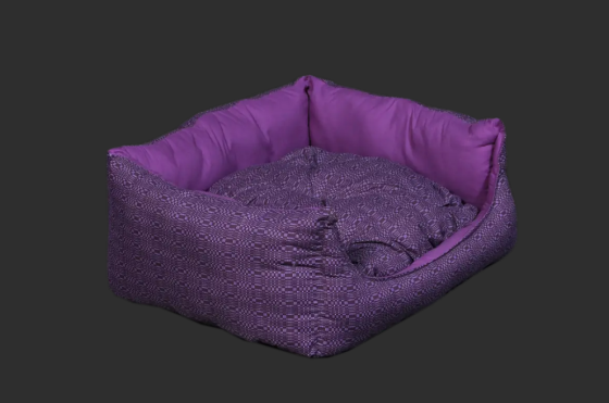 Лежак (лежанка) для котів і собак Мур-Мяу "Маестро" 50х40х20см Київ