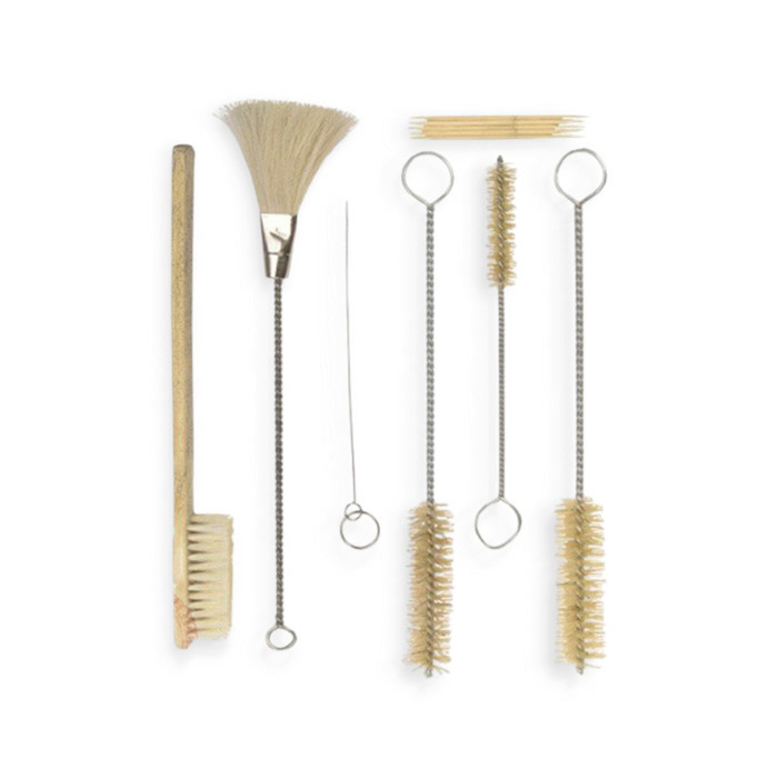 Набор для чистки покрасочных пистолетов 12 шт (ёршики, щетки) Мукачево - изображение 1