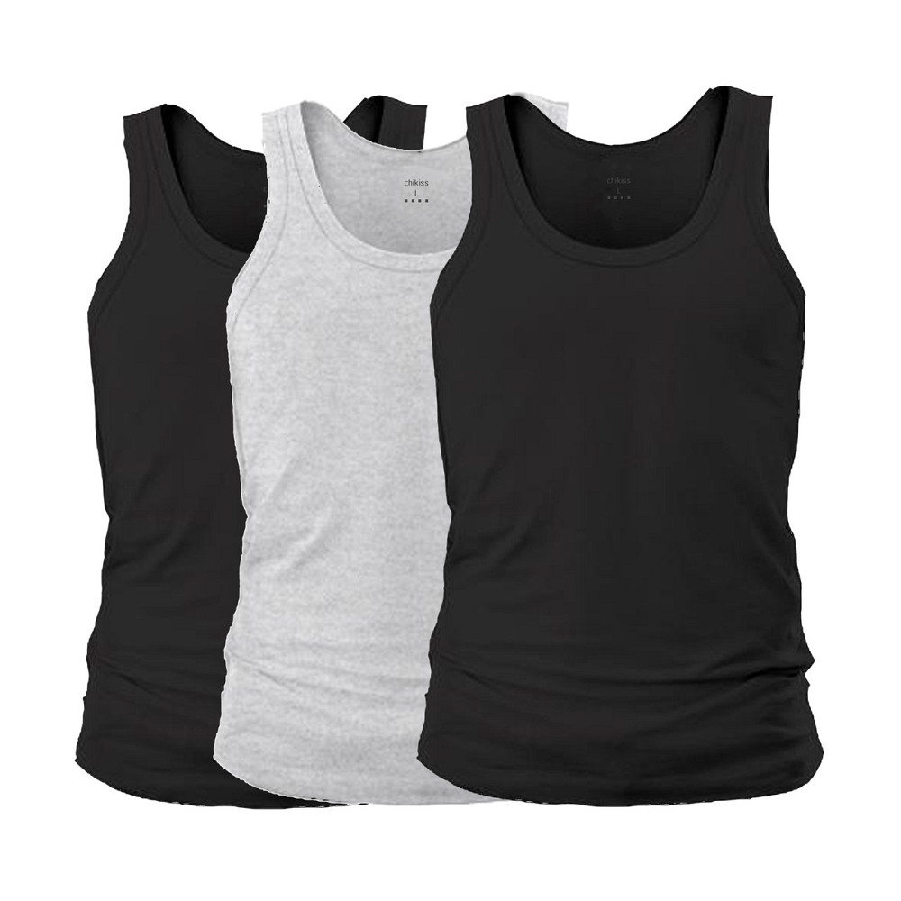 Набор мужских маек из хлопка Lans L 11.005 Микс, L Киев - изображение 2