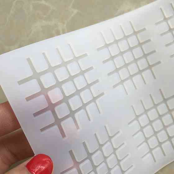 Молд силиконовый для шоколада Решетка 238 на 120 мм серый Киев