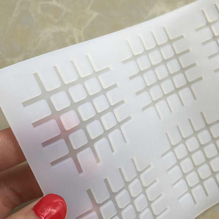 Молд силиконовый для шоколада Решетка 238 на 120 мм серый Киев - изображение 6