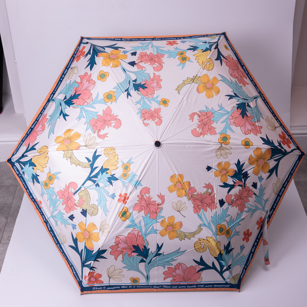 Зонт механический элегантный с принтом прочный надежный из полиэстера диаметр 99 см Оранжевый HP-23-15O Киев - изображение 1