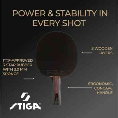 Ракетка для настільного тенісу Stiga Ракетка для настільного тенісу Stiga Flexure 5 Star ver.2 FL (1215-1205-3 (931707) Вінниця