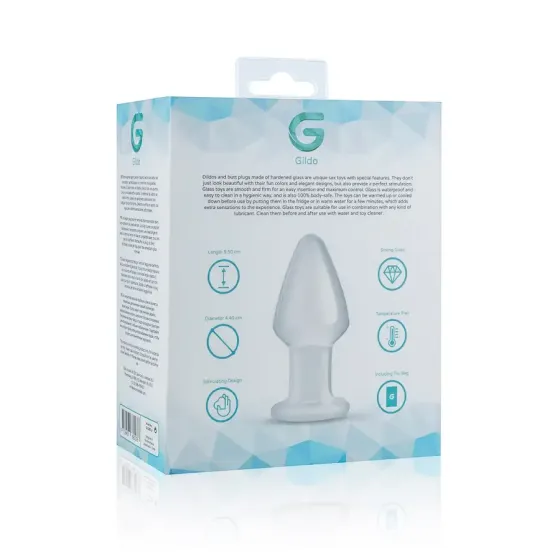 Скляна анальна пробка Gildo Glass Buttplug No. 25 Львів