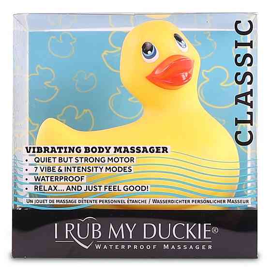 Вібромасажер качечка I Rub My Duckie - Classic Yellow v2.0, скромняжка Sex Aura Київ