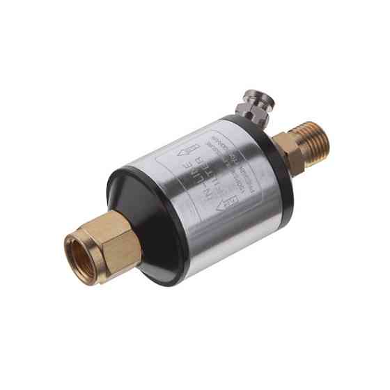 Міні фільтр 1/4", 20 мкм, до 400 л/хв, до 10 атм, металевий захист колби, для фарбувального пістолета INTERTOOL PT-1403 Київ