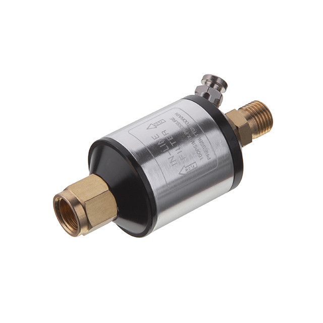 Міні фільтр 1/4", 20 мкм, до 400 л/хв, до 10 атм, металевий захист колби, для фарбувального пістолета INTERTOOL PT-1403 Київ - фото 2