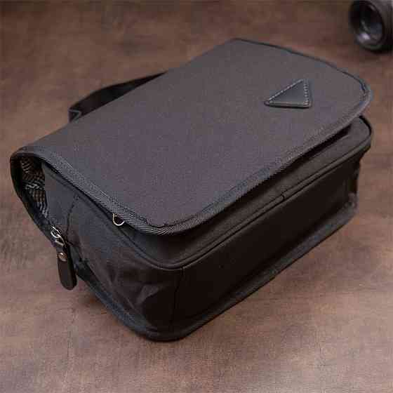 Текстильная сумка-органайзер в путешествие Черная (Vintage) Киев