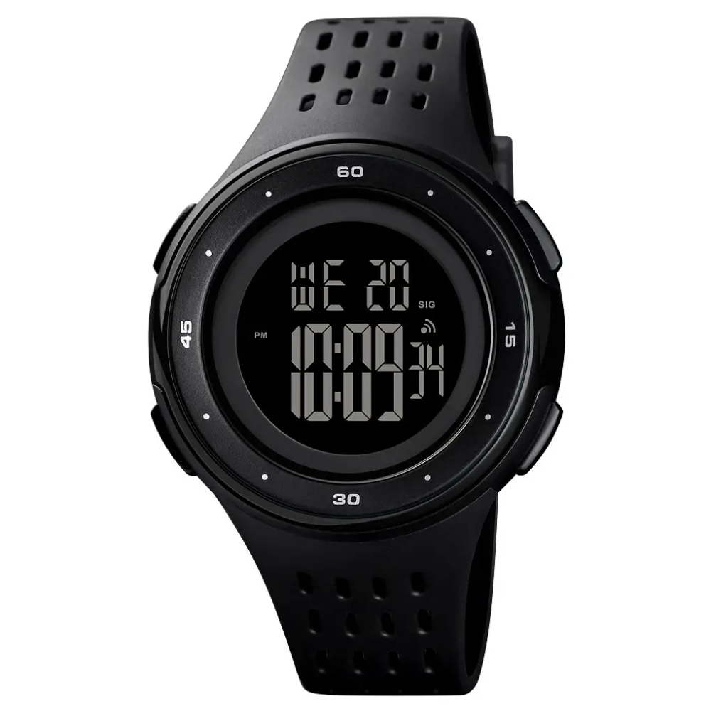 Чоловічий наручний годинник Skmei 1537 (Чорний) Вінниця - фото 1