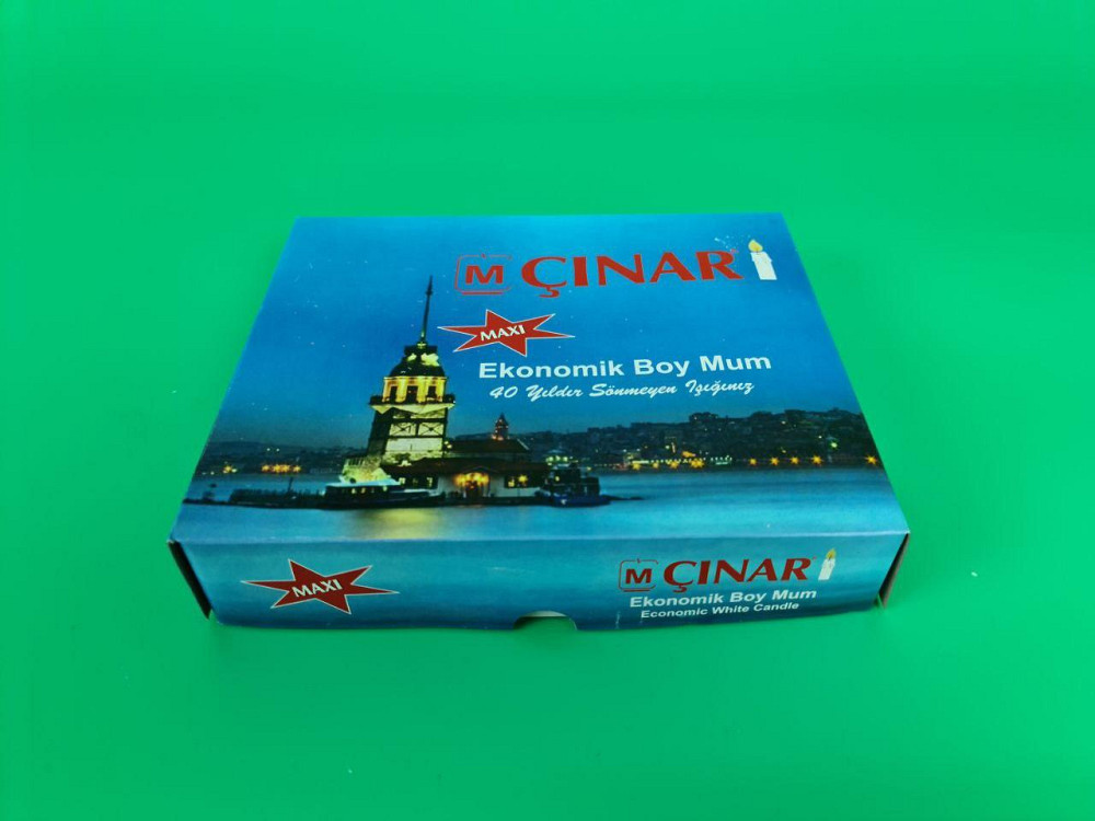 Свічка в коробці 15 см Ø 2 см 40 грамів 20 шт./пач. (середня) (20 шт.) Харків - фото 4