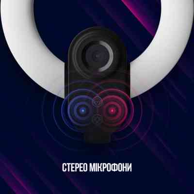 Веб-камера Lorgar Circulus 910 Streaming 5MP 1944 Auto Focus Stereo (LRG-SC910) Винница