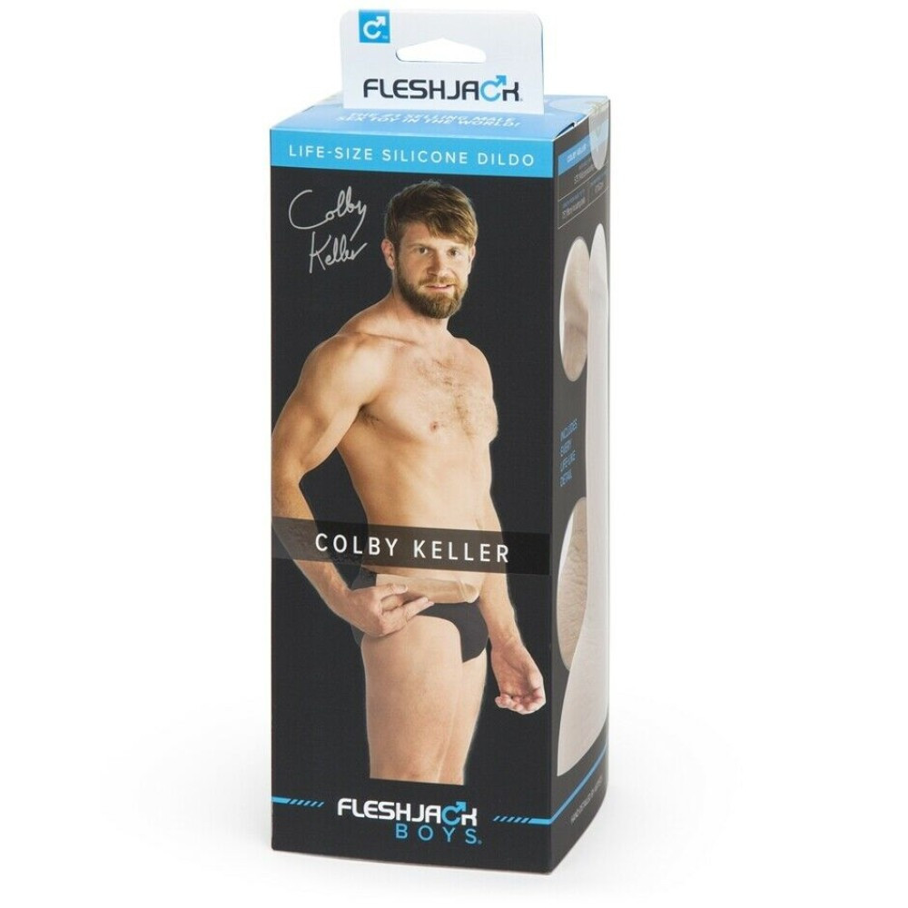 Фаллоимитатор с мошонкой реалистичный Fleshjack Boys COLBY KELLER DILDO, телесный, 19 см х 6 см Sex Aura Киев - изображение 5