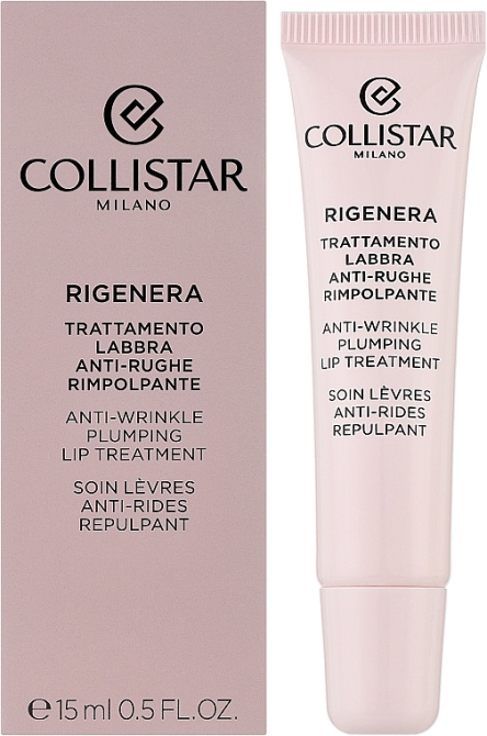 Омолоджувальний крем для губ Collistar Rigenera Anti-Wrinkle Replumping Lip Treatment 15ml Слов'янськ - фото 2