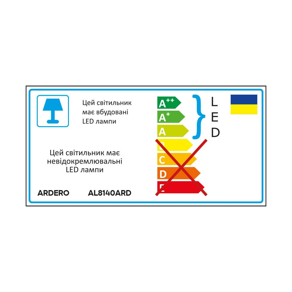 Світлодіодний накладний світильник Ardero AL8140ARD 6Вт 4000K чорний Харків - фото 3