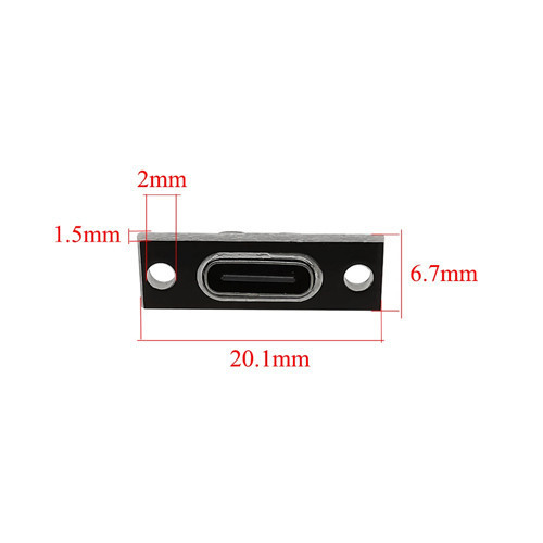 Роз’єм USB Type-C 3.1 4pin, мама, монтажний, для зарядки і живлення Київ - фото 5