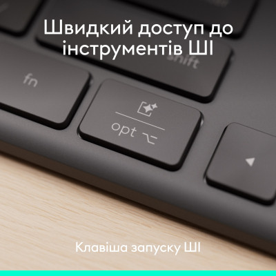 Клавіатура Logitech Signature Slim K620 for Business USB-C UA Graphite (920-013333) Вінниця - фото 4