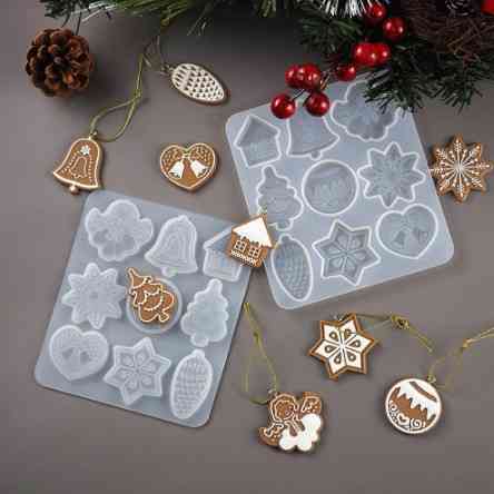 Молд новогодний 12 на 13 см серый Киев