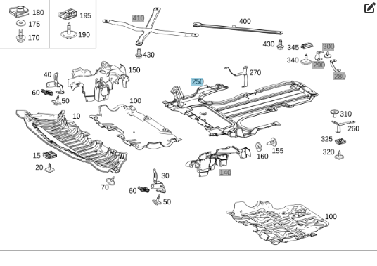 Mercedes-Benz  A2055240630 Новий захист АКПП 4-MATIC W205 C-class Estate S205 C-Class Coupe С205 C-Class Cabrio (A205) Одесса - изображение 3