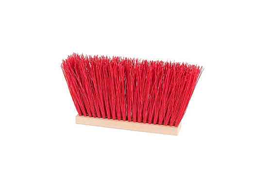 Метла уличная MASTERTOOL 230х50х145 мм ПЭ+ПВХ+ПП деревянная с внутренним креплением без ручки 14-6349 Ровно