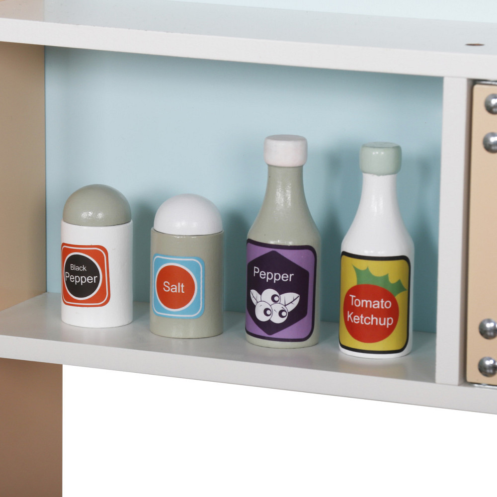 Дитяча дерев'яна ігрова кухня AVKO Парма Blue (40011573) для дітей Київ - фото 5