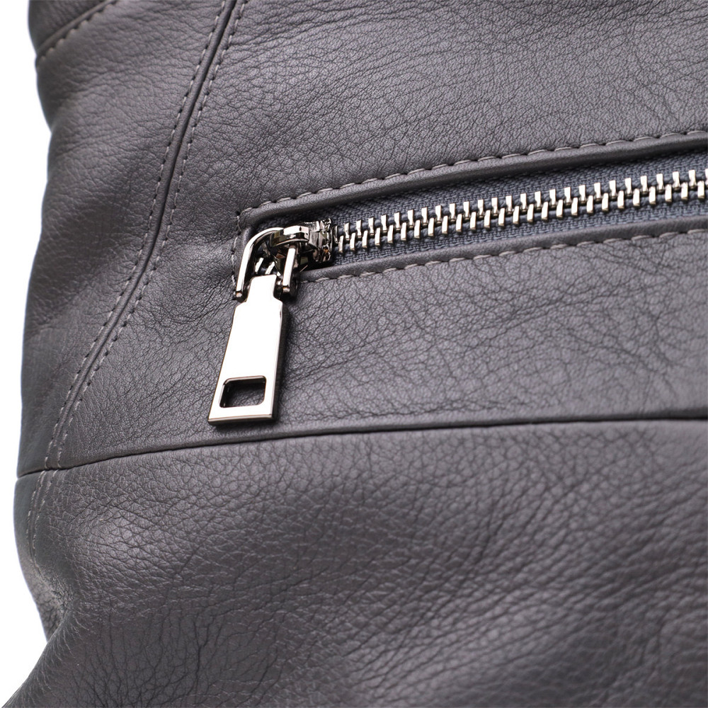 Повседневная сумка для женщин из натуральной кожи Vintage 22989 Серый Киев - изображение 5