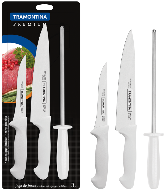 Набір ножів Tramontina Premium, 3 предмети (6710931) Київ - фото 4