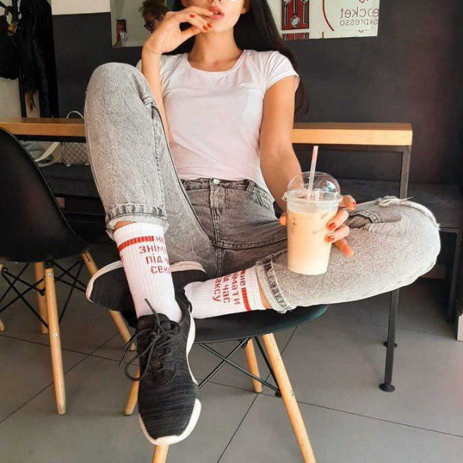 Шкарпетки бавовняні "Не знімати під час сексу" Чернівці - фото 2