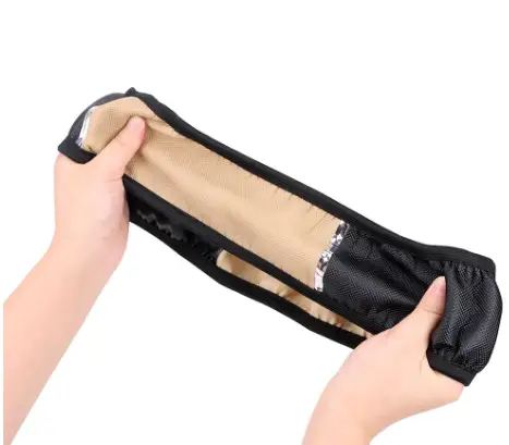 Красная оплётка на руль 38 см из кожзама универсальная Киев