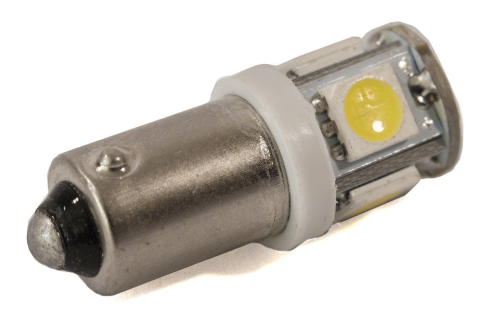 Світлодіодна лампа AllLight T 8.5 5 діодів 5050 BA9S 24V WHITE Харків - фото 2