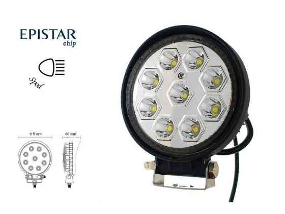 Фара додаткового світла 32T - 27W / Spot спрямований промінь світла кут свічення 30° вольтаж 12-24V Харків