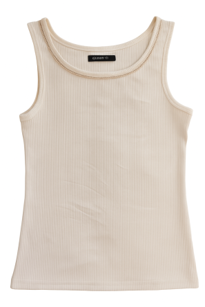 Жіноча майка з камінням 42 бежевий Київ