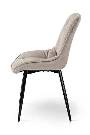 Стілець Прадо-R чорний/ велюр бежевий Київ