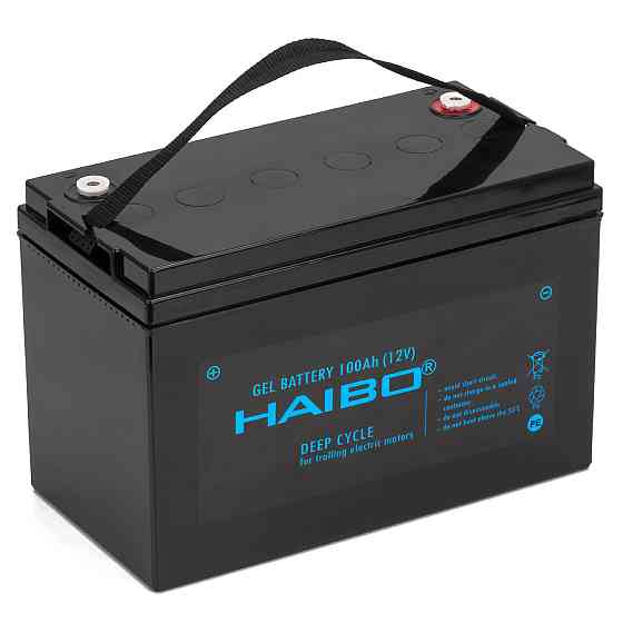 Гелевый Аккумулятор Haibo 100Ah 12V 30,8Кг Дніпро
