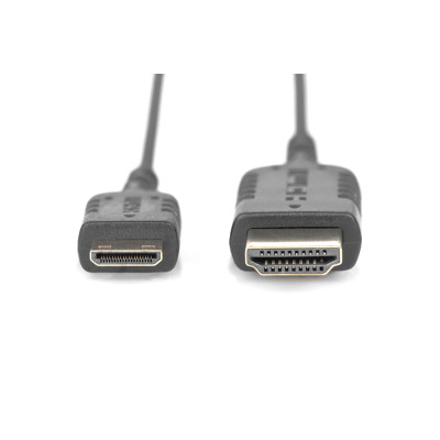 Кабель мультимедийный HDMI M to HDMI mini M 2.0m black Digitus (DB-330121-020-S) Винница - изображение 2