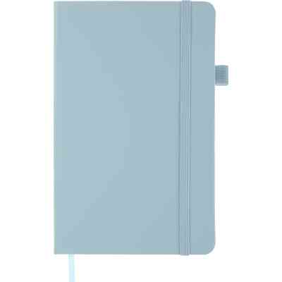 Книга записна Buromax Etalon 125x195 мм 96 аркушів в точку обкладинка зі штучної шкіри Блакитна (BM.291360-14) Вінниця
