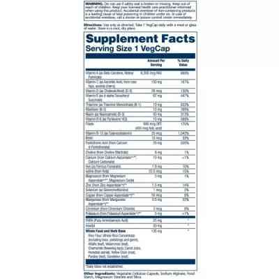 Витаминно-минеральный комплекс Solaray Мультивитамины, Once Daily High Energy, 30 вегетарианских капсул (SOR47295) Винница