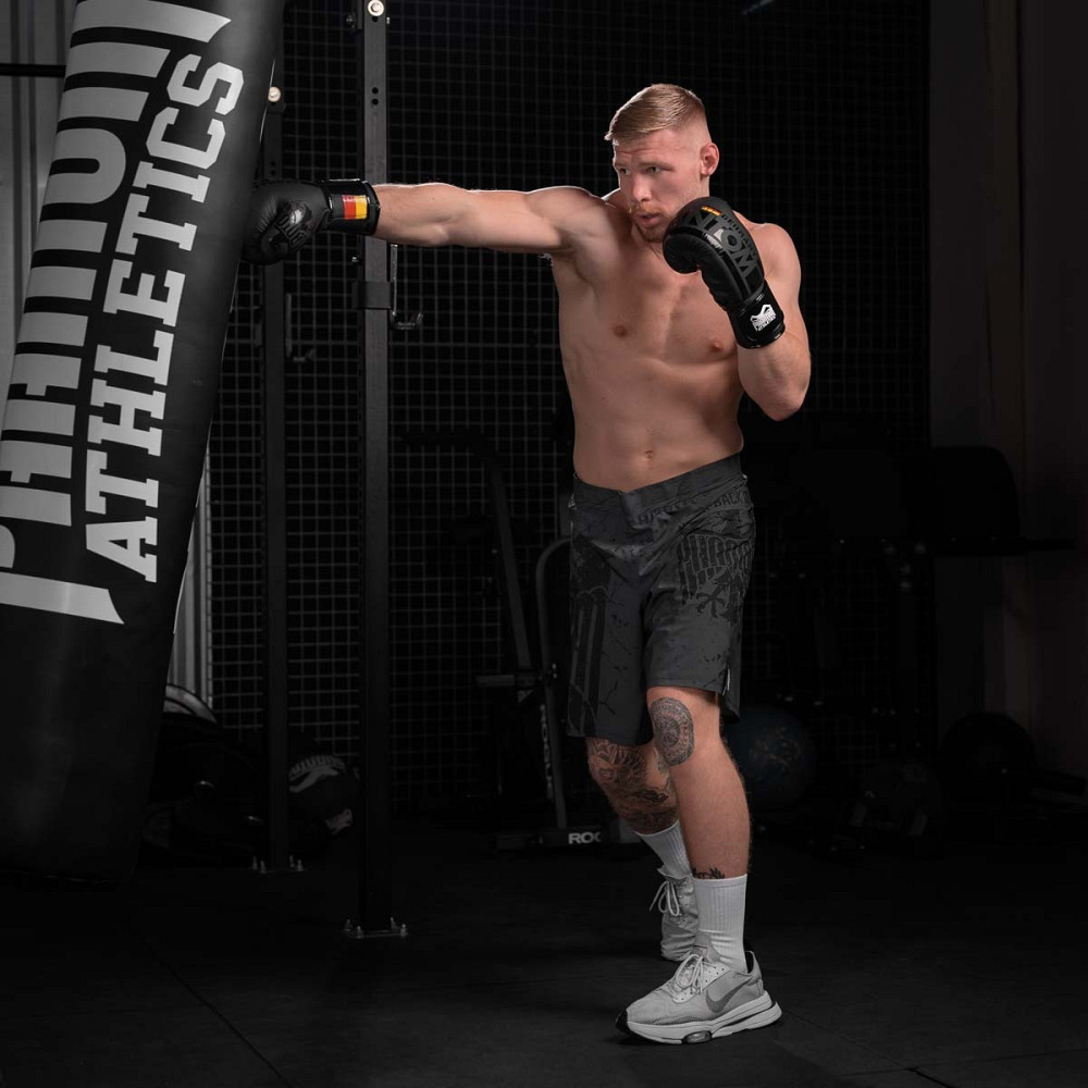 Боксерські рукавиці Phantom Germany Black 12 унцій (капа в подарунок) Луцк - изображение 8