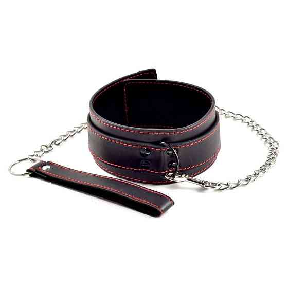 Ошейник с поводком OBROŻA COLLAR Sex Aura Киев
