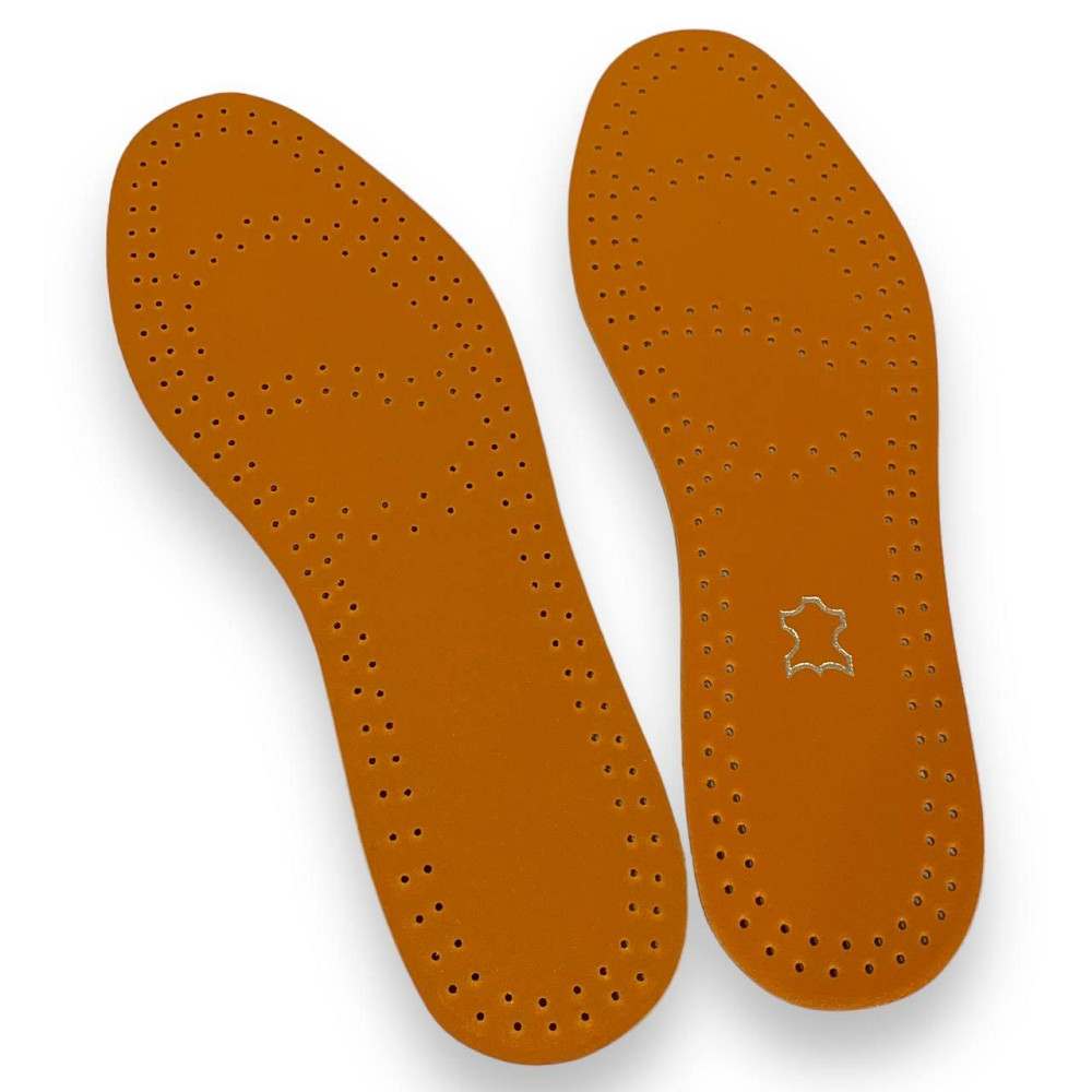 Стелька, кожаная  стелька коричневая  размеры стелек 36-48 маломерки Харьков - изображение 3