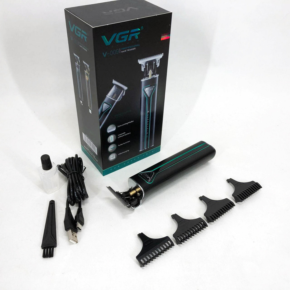 Триммер для самостоятельной стрижки волос VGR V-009, Машинка для стрижки с множеством насадок NU-85 Киев - изображение 17