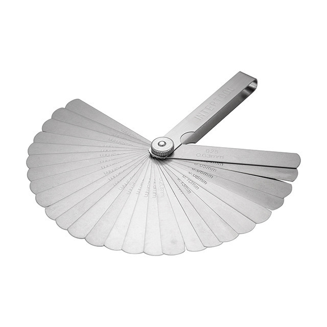 Комплект щупів 0,04-0,63 мм, 26 шт. INTERTOOL AT-0003 Київ - фото 2