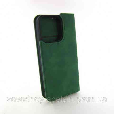 Чехол книжка iPhone 13 Pro Premium Case (зеленый) Одеса