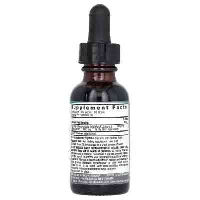 Вітамінно-мінеральний комплекс Nature&apos;s Answer Екстракт кори йохімбе без спирту, 1000мг, Yohimbe Bark, 30мл (NTA-00687) Вінниця