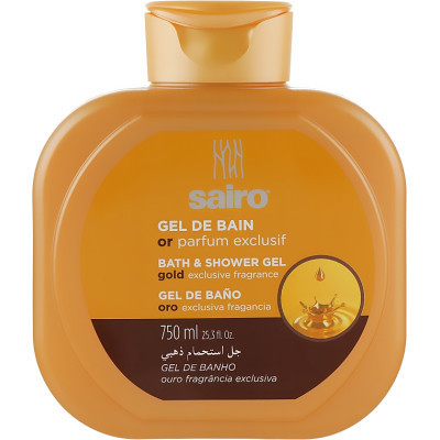 Гель для душу Sairo Bath And Shower Gel Винятковий золотий аромат 750 мл (8433295049331) Вінниця - фото 1