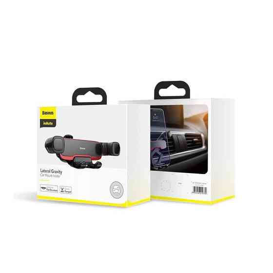 Автомобільний тримач для телефону Baseus Mr Hui Gravity Car Mount Black Одеса