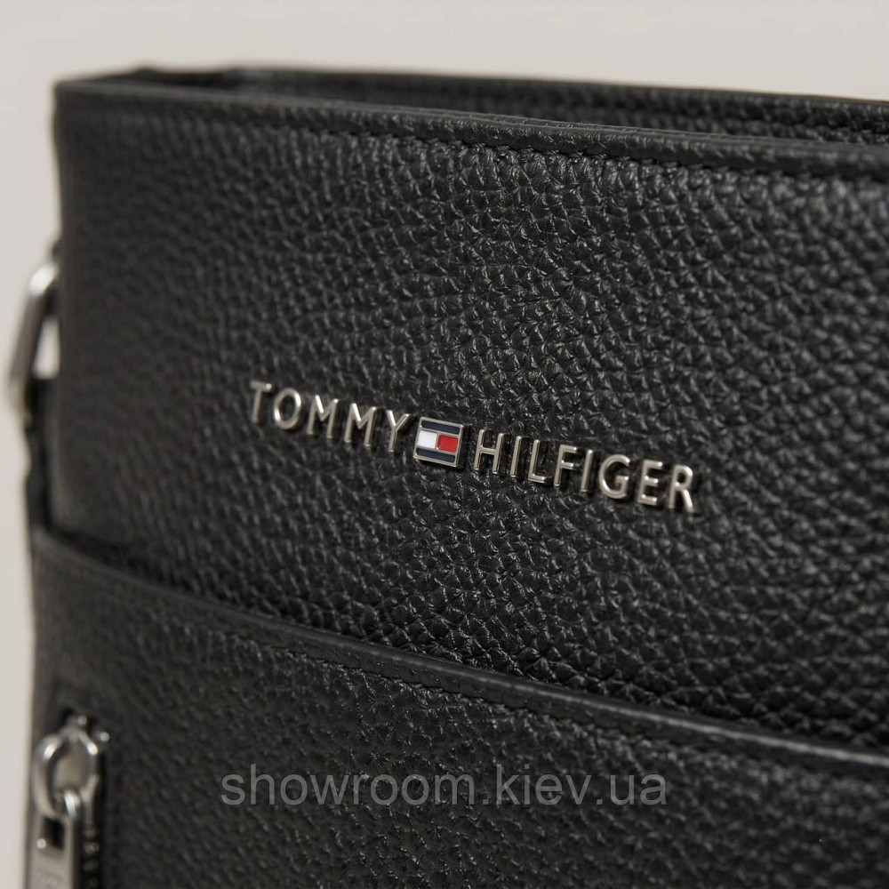 Чоловіча брендова барсетка, планшетка Tommy (0613) чорна Київ - фото 2