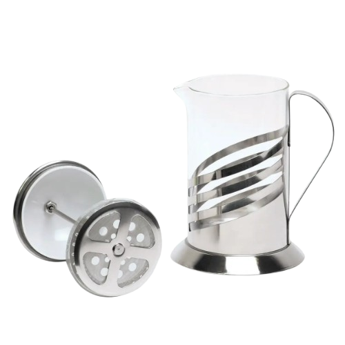 Френч-прес 1000мл скло/нержавіюча сталь 0772XL KAMILLE Житомир - фото 3