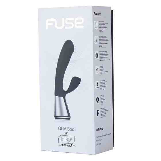 Интерактивный вибратор-кролик Ohmibod Fuse for Kiiroo Black Sex Aura Киев